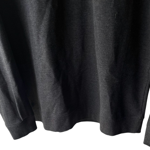 Calvin Klein Men's Charcoal 1/4 Zip-Up Sweater Large - Picture 3 of 6